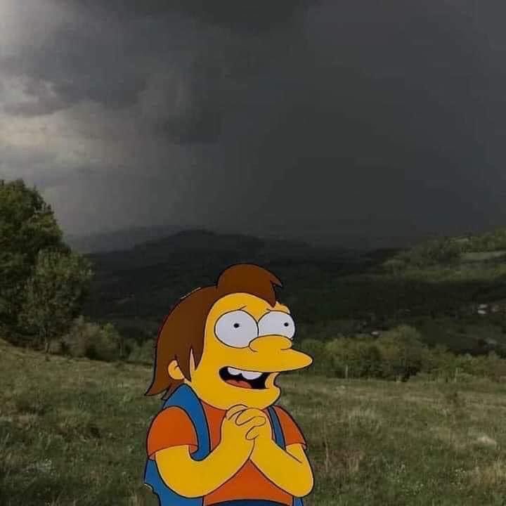 que lindo el clima así, no toquen nada