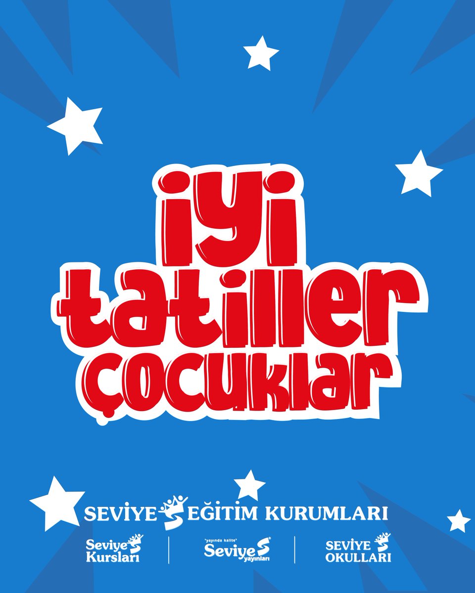 Yoğun bir dönemin ardından, zil bu kez tatil için çaldı! 🔔
Çok çalıştınız, emek verdiniz ve güzel bir dinlenmeyi hak ettiniz. Şimdi enerji depolama, sevdiklerinizle keyifli anılar biriktirme ve bol bol eğlenme zamanı. Tatilin tadını çıkarın, merak etmeyi ve hayal kurmayı asla