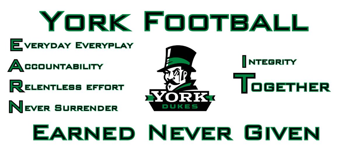 York Dukes Football tweet media