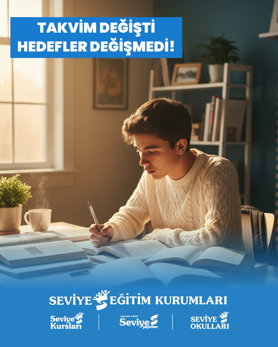 Yol aynı, heyecan aynı, hedef aynı! 💪
Hayat bazen planlarımızı güncellememizi ister ama asıl önemli olan varacağımız noktayı unutmamaktır. Takvimdeki tarihler ne olursa olsun, başarıya giden yolda seninleyiz. Hedeflerin için bugün yeni bir adım at!