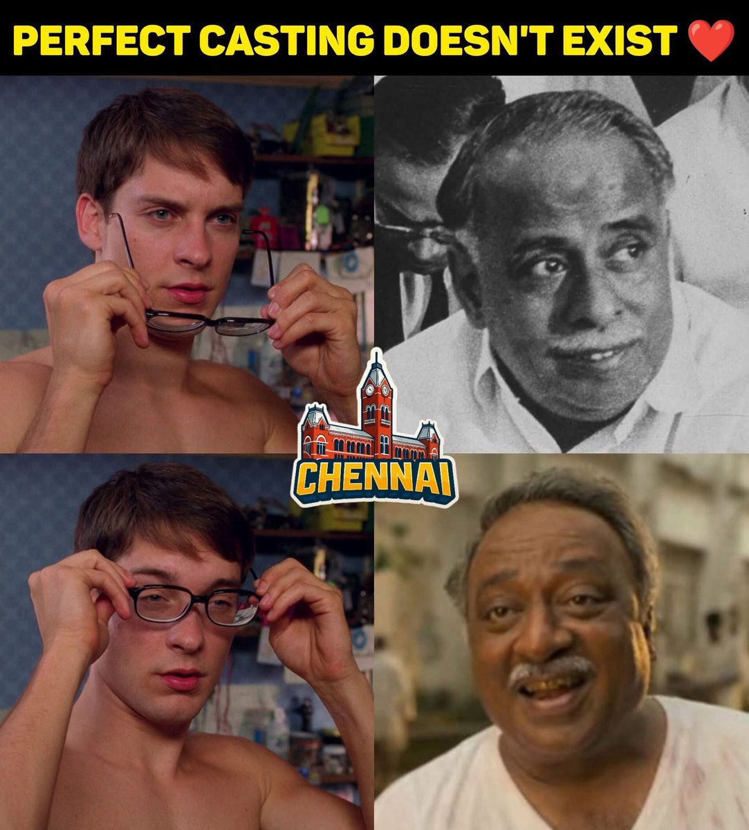 memeschennai's tweet photo. Chetan as CN Annadurai 🤯🔥
Perfect casting doesn’t exist… but here it does 💥
Parasakthi Trailer 🎬🔥
#CNAnnadurai #PerfectCasting #Parasakthi #TamilCinema #EpicPerformance #LegendReborn #TrailerBuzz #fblifestyle https://t.co/QLGVj6SIiQ