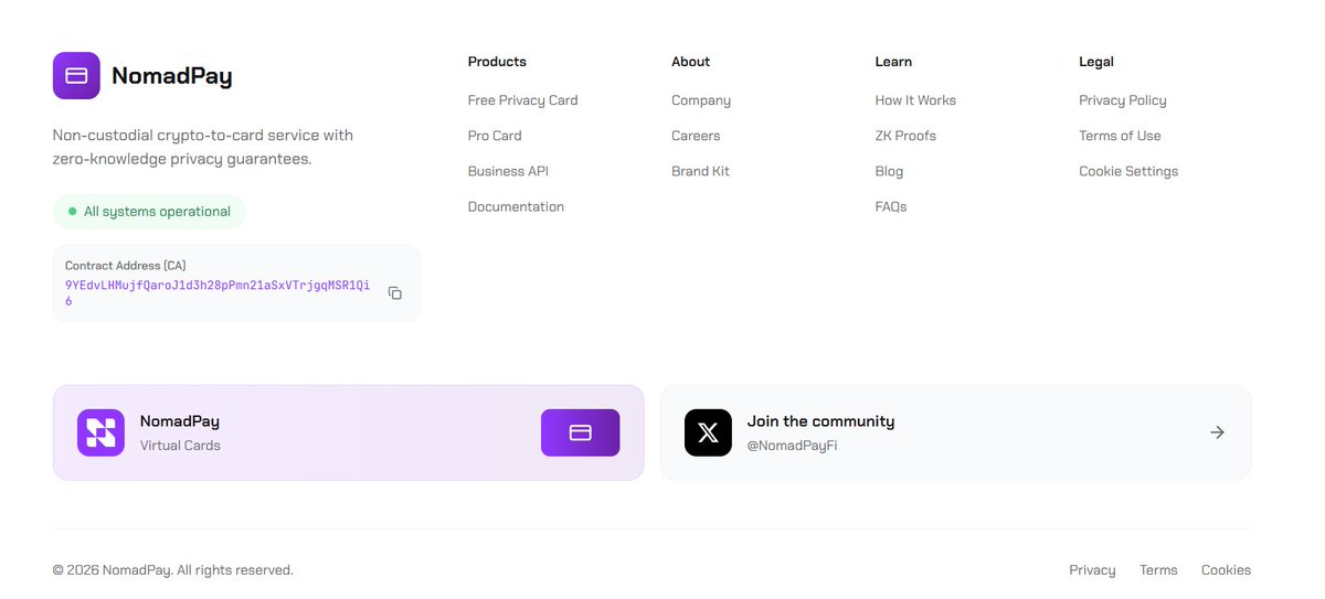 NomadPayFi's tweet photo. $NPAY CA has been updated on website

https://t.co/88SvggOSur https://t.co/XZiImGuel2