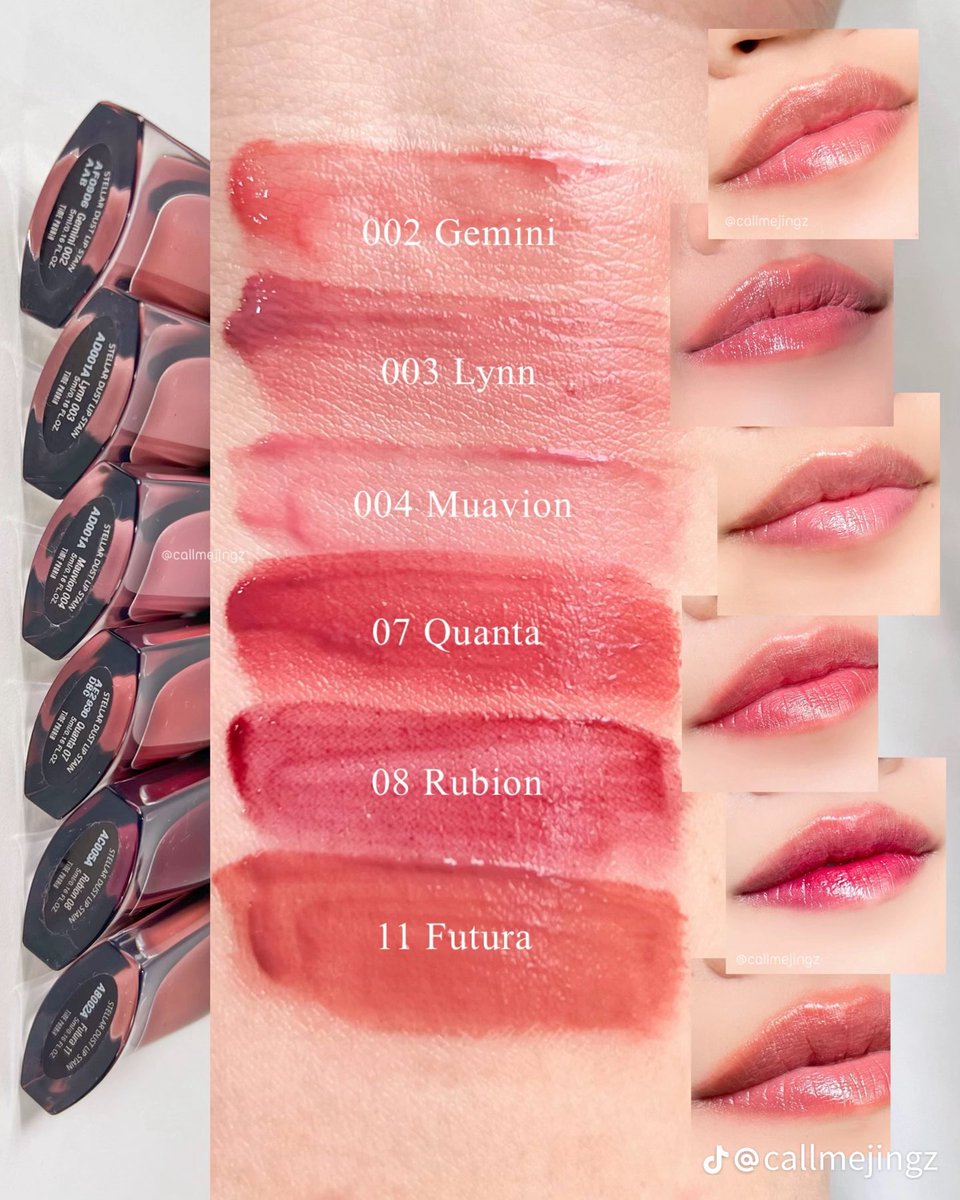 Makiki696's tweet photo. 💖 Timephoria stella dust lip stain - แท่งละ 90  บาท 

มีสี 001/09/12/13/14/16/17 https://t.co/Jd5qVLl7OO