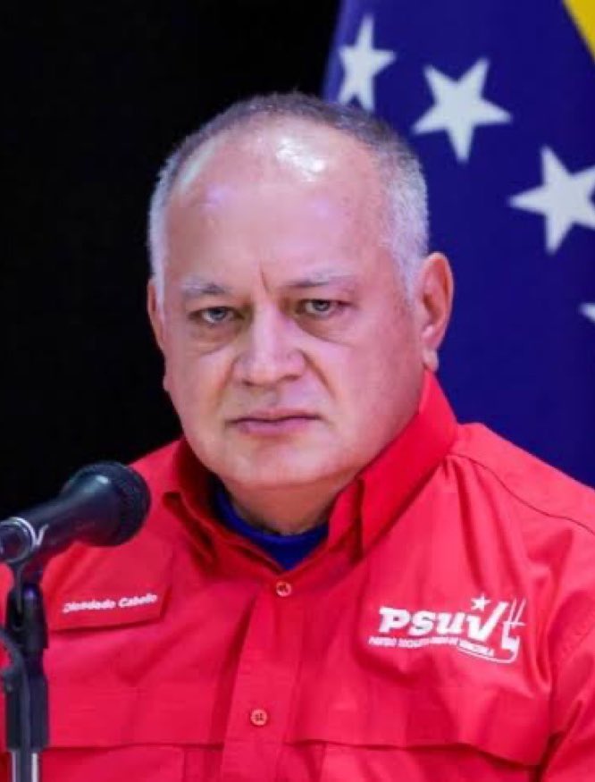 El siguiente objetivo de Estados Unidos luego de Nicolás Maduro debe ser este narcoterrorista y torturador: Diosdado Cabello. 🇻🇪🇺🇸