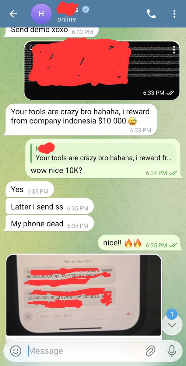 💰 $10,000 Bug Bounty💥

One of our customers found a real vulnerability using **Secret Hunter** 🛠️
Then successfully chained it with: SQLi + IDOR🚀

➡️ Critical impact
➡️ Real money 💸

👥 Community &amp; access: t.me/kassems94

#BugBounty #InfoSec #Hacking #SecurityTools