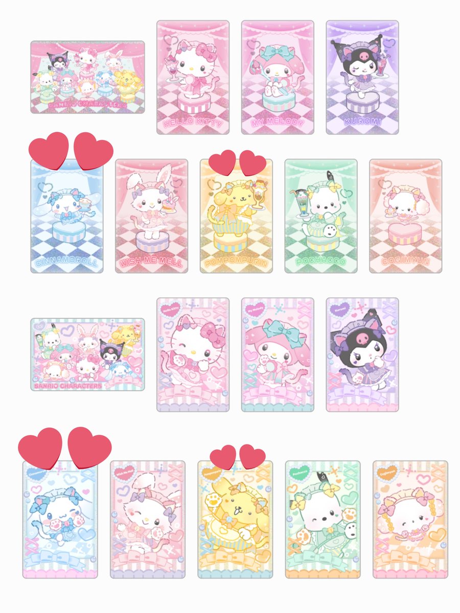 74museum's tweet image. 【交換】カードコネクト サンリオ

譲：ポチャッコ クロミ メル

求：同種 シナモン ＞ プリン

※郵送または5日(月)ピューロ手渡し
シナモン優先で探してます