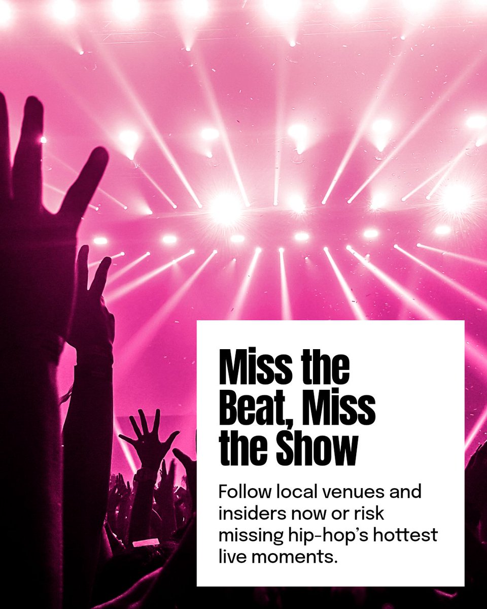 CuzEventsRock's tweet image. Want the best hip-hop &amp;amp; R&amp;amp;B concerts near you? Follow local venues on socials, subscribe to outlets like Because Events Rock, check lineups with legends &amp;amp; rising stars. Grab tickets early and get ready to vibe live! Let's rock those shows!