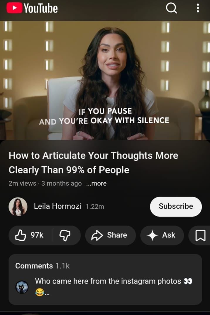 ericw_ai's tweet image. She literally breaks down how to talk so people actually listen to you