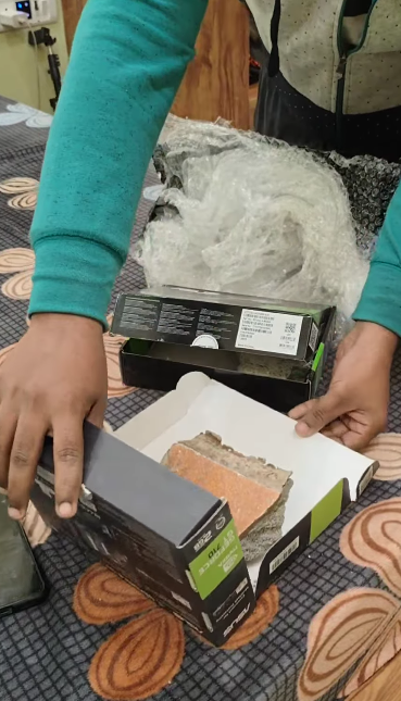 thehatelessg's tweet photo. Amazon sellers beware: My business account suspended for 'return/refund violations'—despite VIDEO PROOF of compliance! This stems from a fraud order (ID: 404-9943947-4399560) where I got STONES instead of a ₹21k MSI B850 motherboard. @amazon #AmazonSuspension #AmazonIndia https://t.co/NCaPIDeIdG
