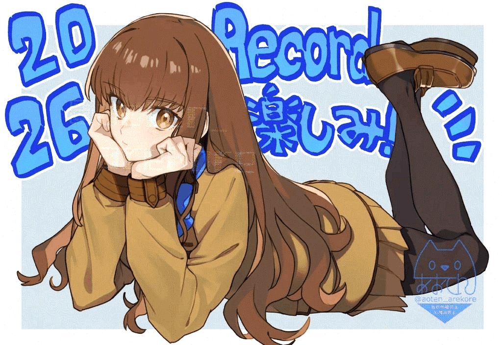 aoten_arekore's tweet image. 描き初めザビ子ちゃん
RecordのPVを参考に制服を描いてみました発売楽しみ!