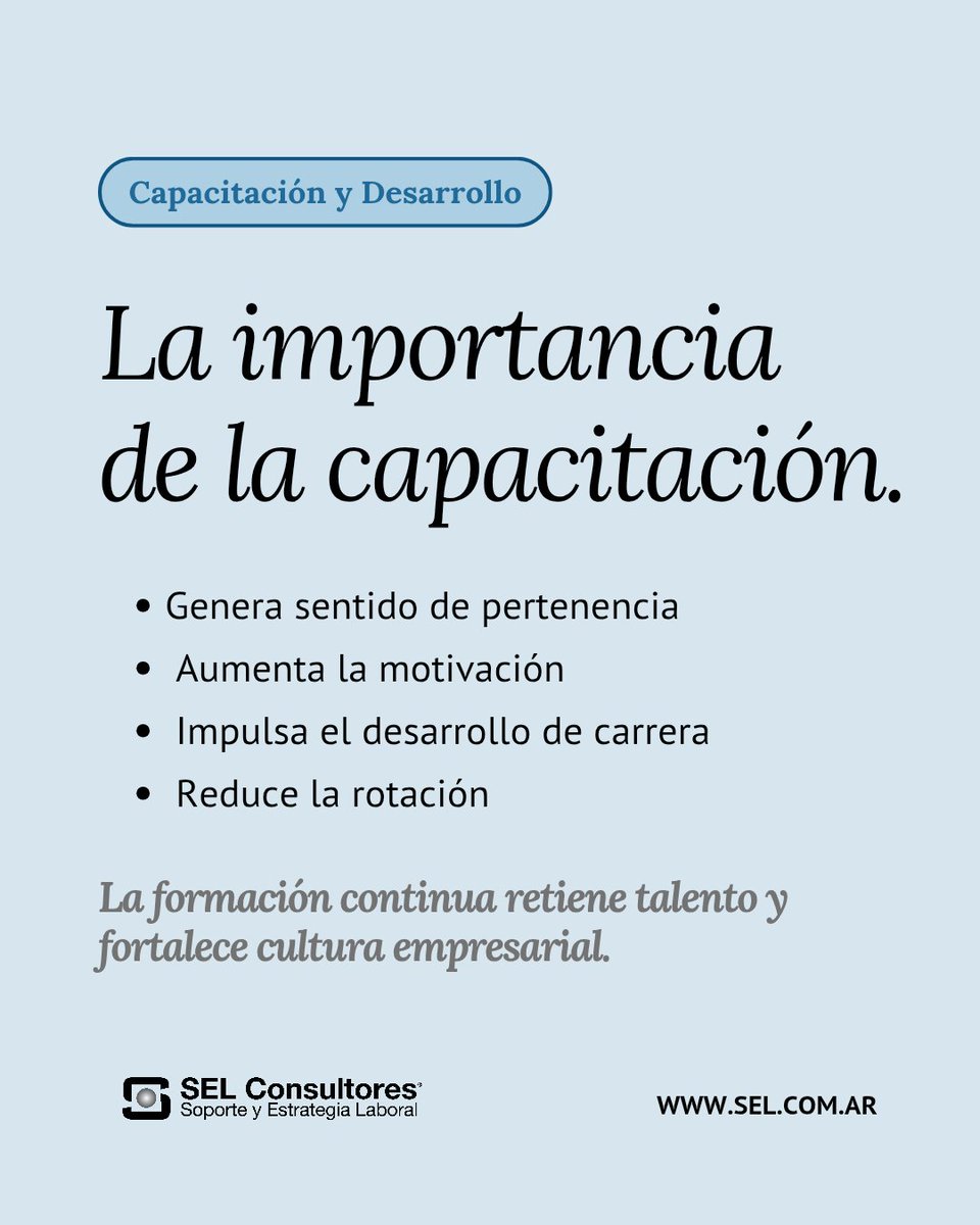 🗣 𝙉𝙪𝙚𝙨𝙩𝙧𝙤𝙨 𝙨𝙚𝙧𝙫𝙞𝙘𝙞𝙤𝙨 𝙥𝙖𝙧𝙖 𝙚𝙢𝙥𝙧𝙚𝙨𝙖𝙨: 𝘾𝙖𝙥𝙖𝙘𝙞𝙩𝙖𝙘𝙞𝙤𝙣 𝙮 𝘿𝙚𝙨𝙖𝙧𝙧𝙤𝙡𝙡𝙤.

✅ ¿𝘗𝘰𝘳 𝘲𝘶é 𝘪𝘯𝘷𝘦𝘳𝘵𝘪𝘳 𝘦𝘯 𝘤𝘢𝘱𝘢𝘤𝘪𝘵𝘢𝘤𝘪𝘰𝘯 𝘺 𝘥𝘦𝘴𝘢𝘳𝘳𝘰𝘭𝘭𝘰?

👉🏼 Para más info: instagram.com/p/DNLOZXktXNy/…