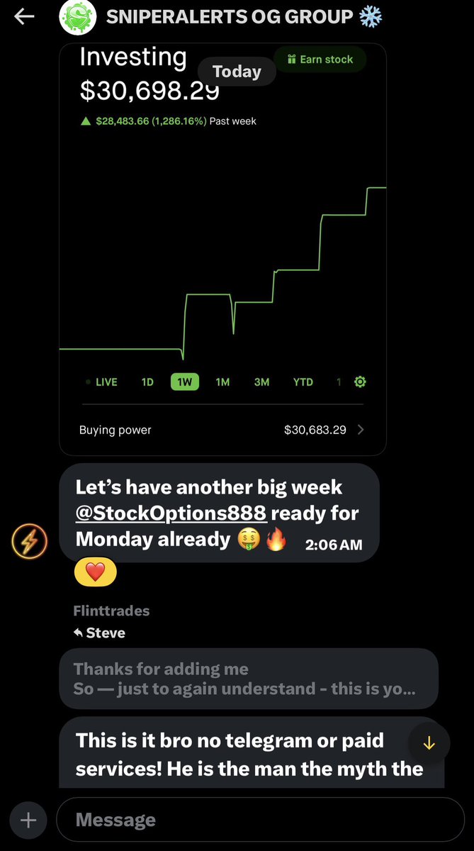 ADDING 150 MORE FOLLOWERS INTO MY NEW STOCK GROUPCHAT ❄️⚡️ 

WHO NEEDS ACCESS TO MY FREE PERSONAL TRADING GROUP CHAT?

TURN ON POST NOTIFICATIONS 🔔

COMMENT &amp; RT TO ENTER ❤️ $SPX