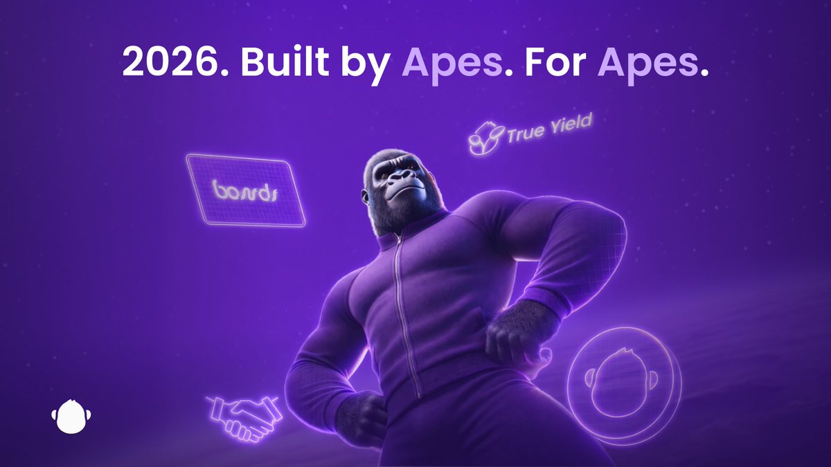 New year, clear goals 🌟

As we kick off 2026, our focus is set:
💜 Taking the biggest bonding protocol even further
🤝 Building more partnerships
💎 Driving sustainable True Yield growth
📈 Bringing more value to $ABOND holders

What shouldn’t we miss? Apes decide👇