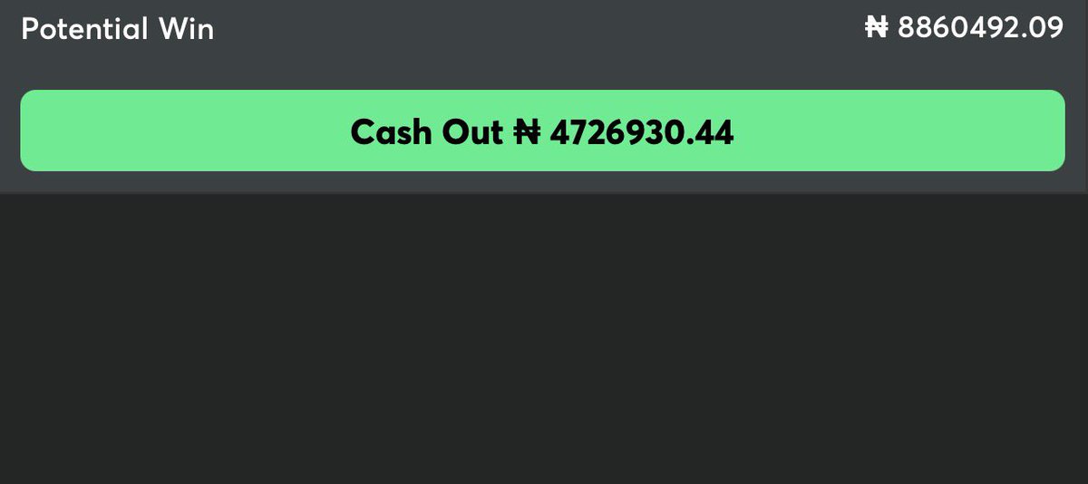 Potential win vs cash out😭😭😭

Just 2straight win to go🤔