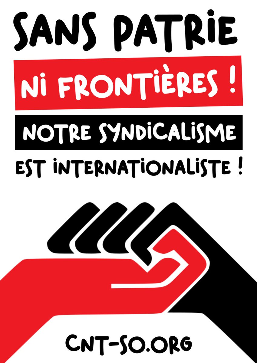 #Venezuela, ni dictature, ni impérialisme : Solidarité avec le peuple du Venezuela et ses travailleur·euses !

Pas de guerre entre les peuples, pas de paix entre les classes !

cnt-so.org/venezuela-ni-d…
