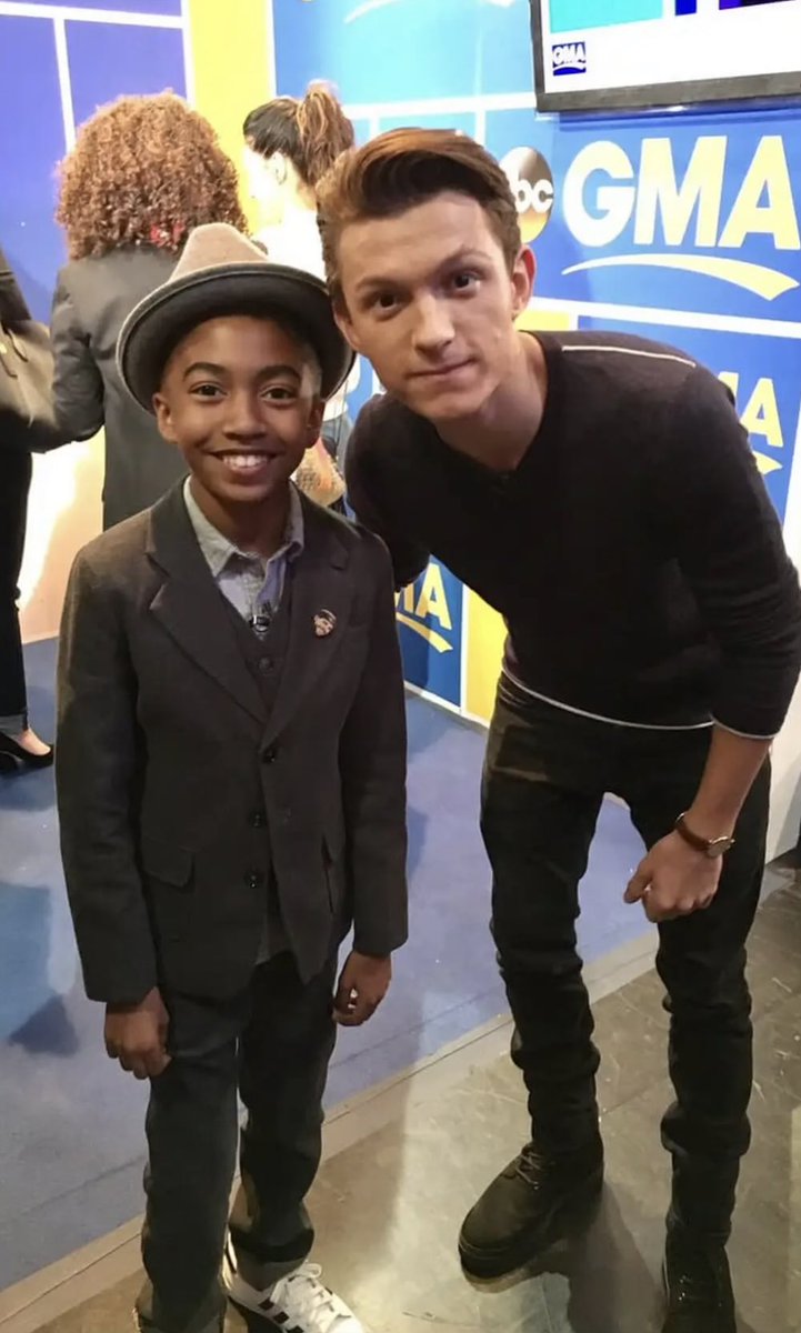 UpToTASK's tweet photo. Gotchu bro. Meet Miles Brown. An Afro Latino kid who was on Black-Ish. 

You know what since my birthday is tomorrow and I’m in a good mood I’ll do you one extra with him. 

His name is literally Miles, he has a black dad and a Latina mom, wants the role and even met Tom a bunch https://t.co/C1er9Fx6Rs