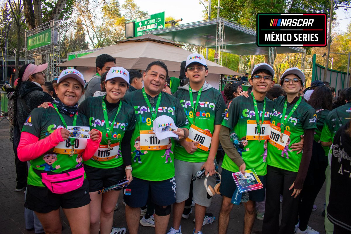 NASCARMex's tweet photo. Corrimos Con El @JuguetonAzteca🏁
Esta mañana se llevó a cabo la Carrera Juguetón y NASCAR México Series estuvo presente🏃🧸
#NASCAR #NASCARMéxico #NASCARMex #NASCARMx #Telcel #NubiaNeo3 #Infinitum #Commscope #Mobil https://t.co/8Zejiy91iJ