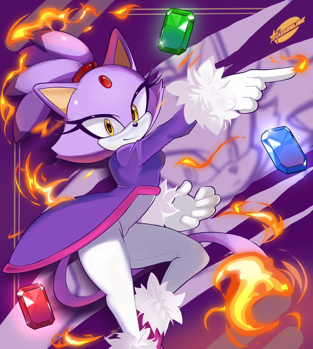 shadsonline's tweet image. New Year, New Blaze #blazethecat