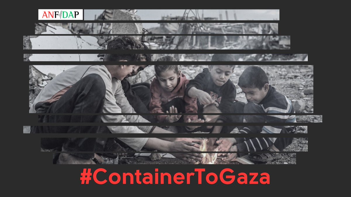 #ContainerToGaza 

Gazze'de Kış, 
Çocuklar Üşüyor
Soğuk, açlık, ilaçsızlık... 

Gazze'de çocuklar soğuktan ölüyor. İsrail, 26 bin yardım tırının ve konteynırların girişini engelledi. 

Bu bir insanlık suçudur.

#ContainerToGaza

<a href="/_aliyalcin_/">Ali YALÇIN</a> 
<a href="/NevzatOylek/">Nevzat ÖYLEK</a>