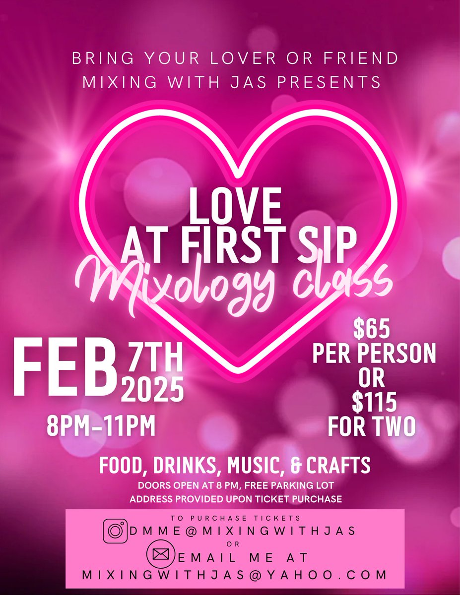 iamorjas's tweet photo. LOVE AT FIRST SIP 💕 will you be joining me February 7th ? https://t.co/hfY55kbwnn