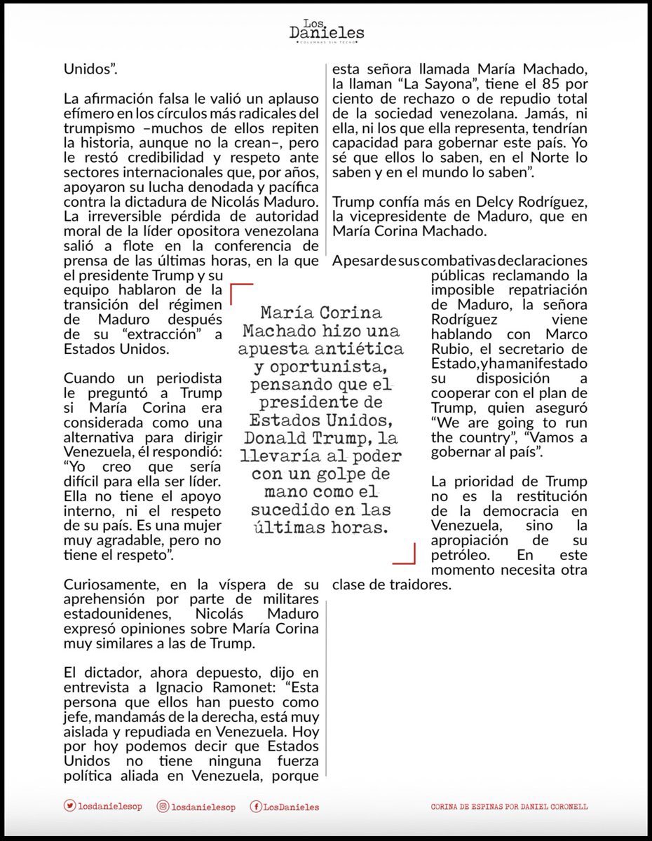 millerhc's tweet photo. #CorinaDeEspinas columna de @DCoronell en cambiocolombia, cuya página tiene problemas técnicos https://t.co/udxcLyHJBU