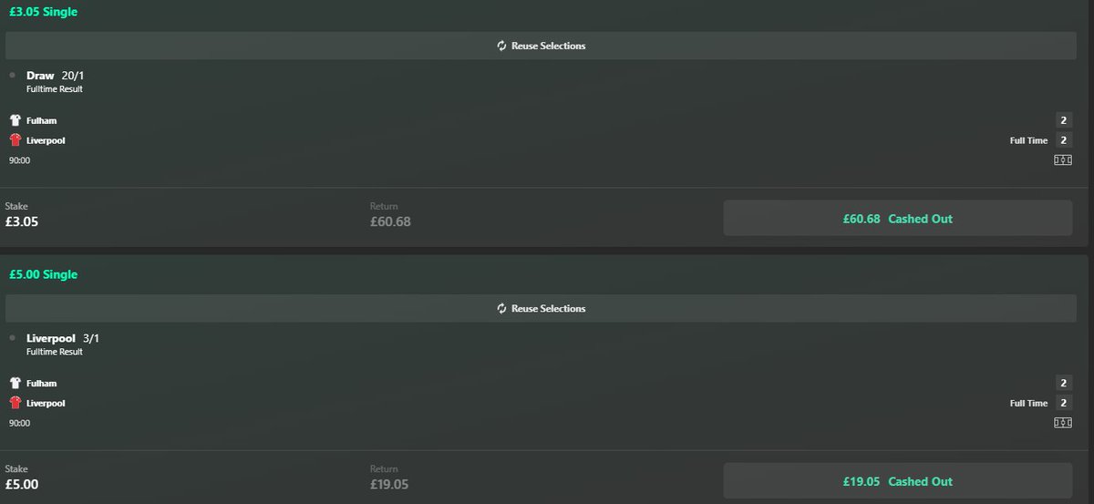 TimingUTD's tweet image. wish i put the whole liverpool winnings on fulham to get that draw now