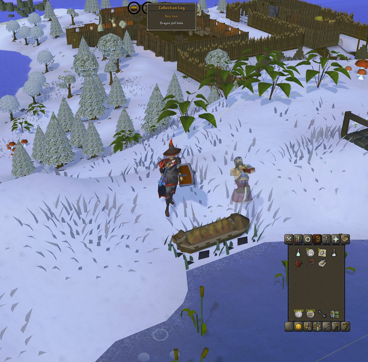 corn_hopper's tweet photo. @RuneScape Getting a Dragon Full Helm back in 2010 after getting hacked on the 83rd mithril dragon kill, and finally getting the helmet again in old school just a few weeks ago on the 196th chewed bone! https://t.co/V9frzTC9x6