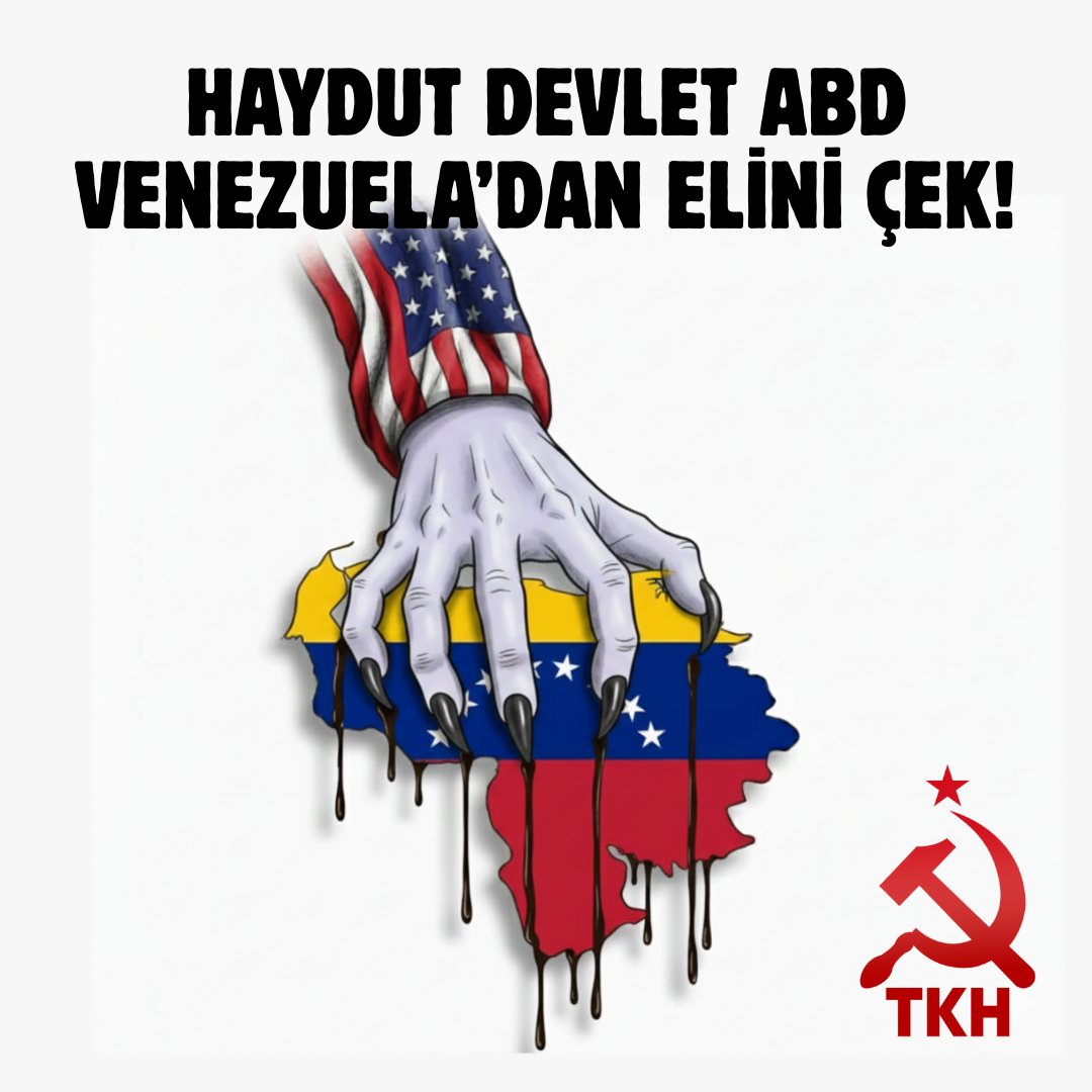 Haydut devlet ABD, Venezuela'dan elini çek!
