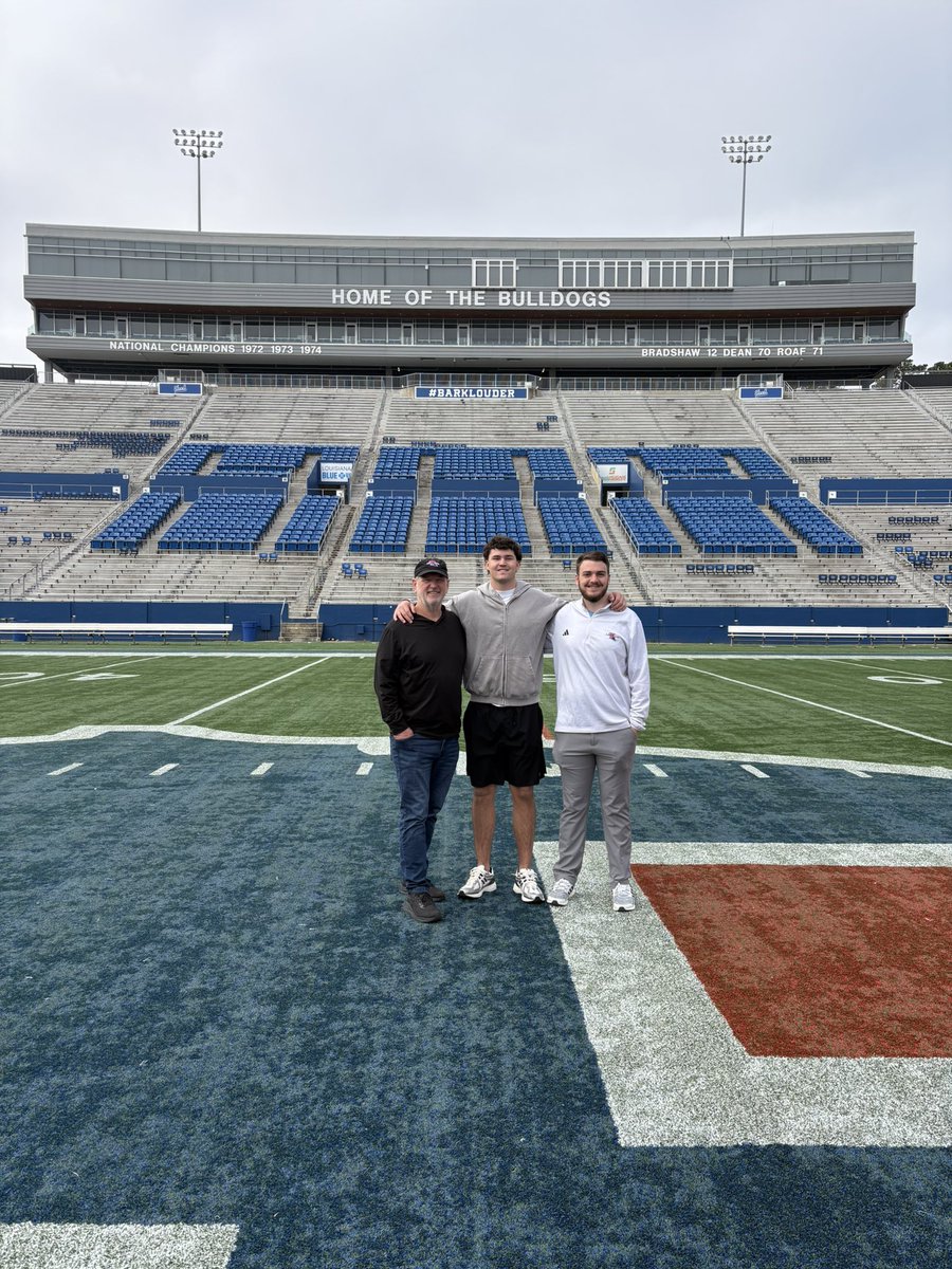 JackMerryman6's tweet photo. After a great visit I am blessed to say that I have received my 7th D1 offer from @LATechFB 
@SCumbie_LaTech @coachtf @Lukemward03 https://t.co/JO7dOilosi