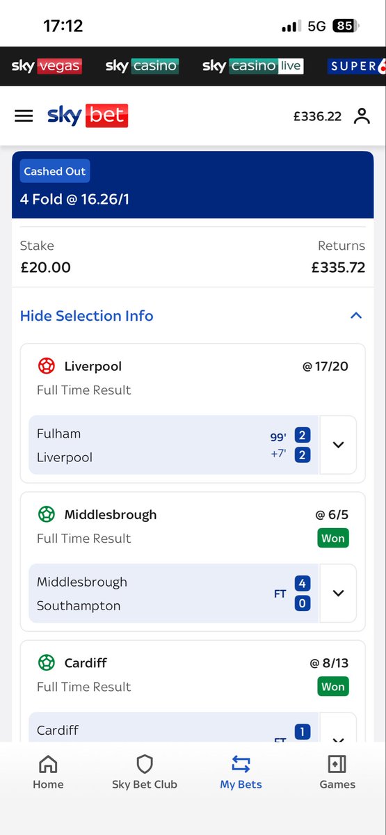 Elite cash out