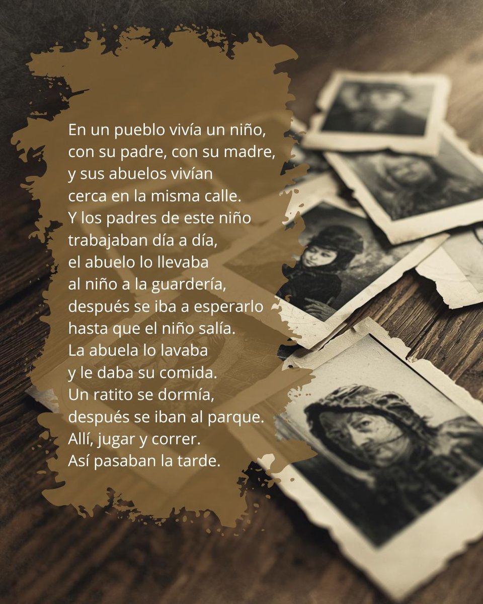 elatipicoficial's tweet photo. Me encantó y tenía muchas ganas de re-compartir este #poema de #Conchi, que escribió en el día de los abuelos y con un mensaje sobre el #Alzheimer, ya que participa activamente en talleres de refuerzo cognitivo en una asociación local.
https://t.co/jZDXfQyvQx https://t.co/1WVYJ0d73m