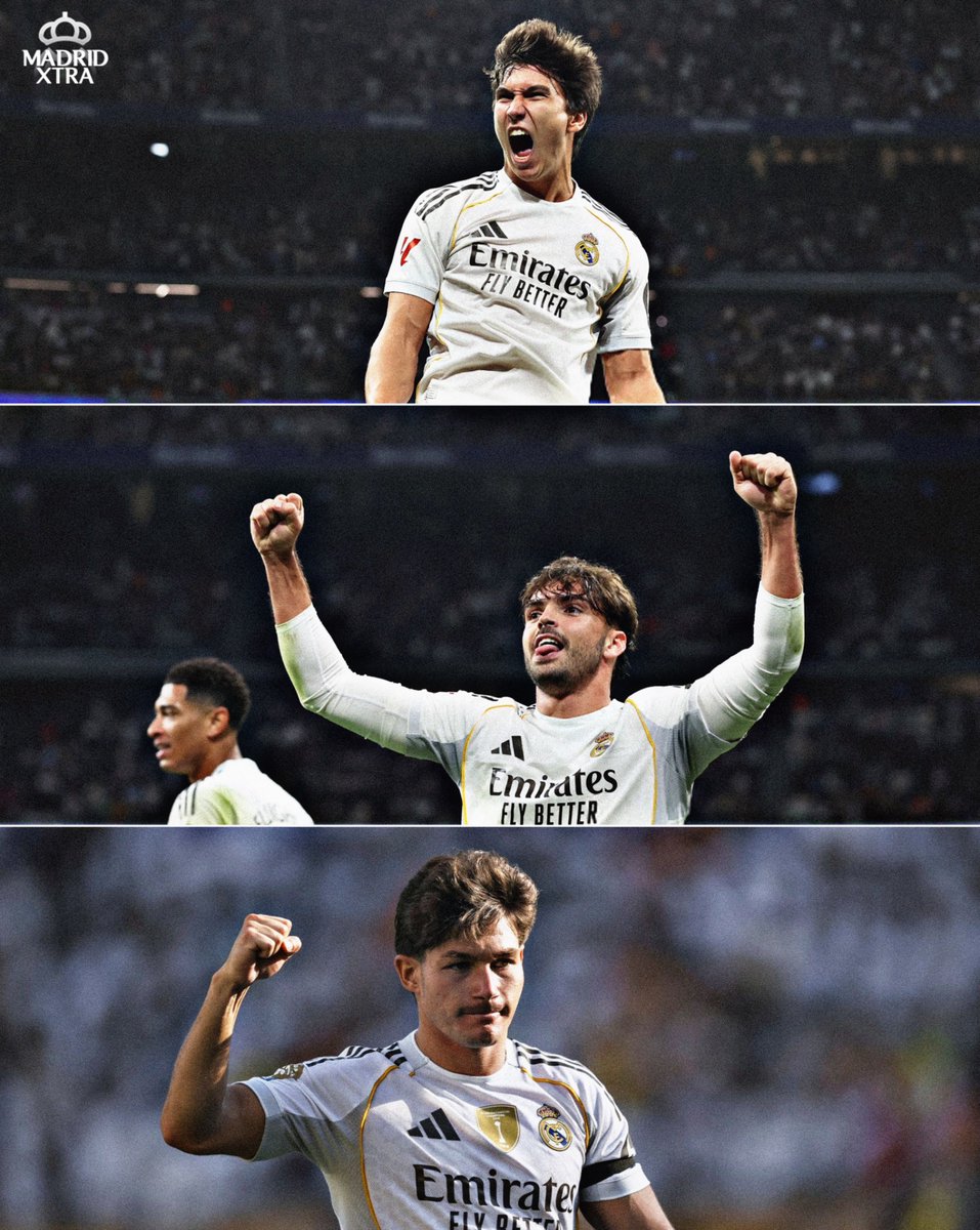 MadridXtra's tweet image. 🚨 Real Madrid’s 5 goals all came from La Fábrica graduates.

INCREDIBLE.