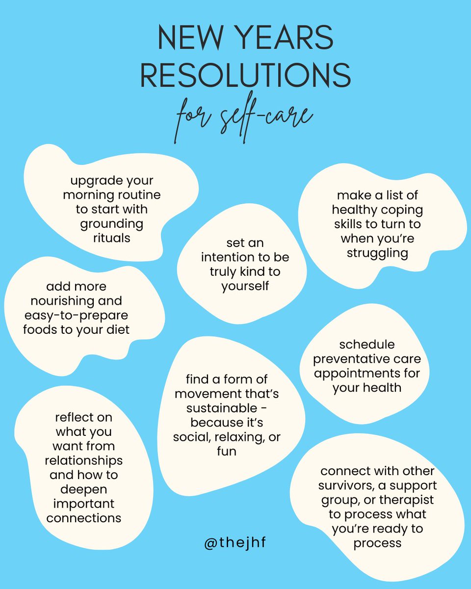 TheJHF's tweet photo. This New Years, put your well-being at the top of your priorities list with simple and essential self-care resolutions. How will you take better care of yourself in 2026? Drop your ideas in the comments!
#selfcare #selfcareresolutions #newyearsresolutions #newyearnewyou https://t.co/fwc7tfshRA