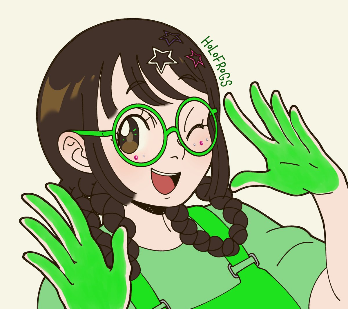 The girl from that one color mixing trend