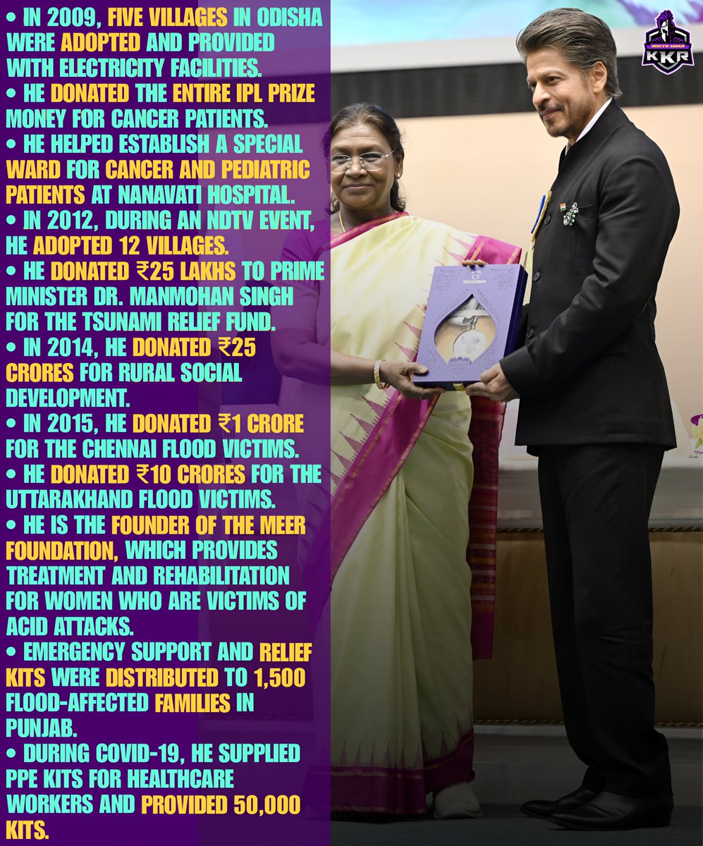 Rokte_Amarr_KKR's tweet photo. He deserves respect for the things he's done for India.💜✊
#NationSupportSRK https://t.co/zWiTIzmduw