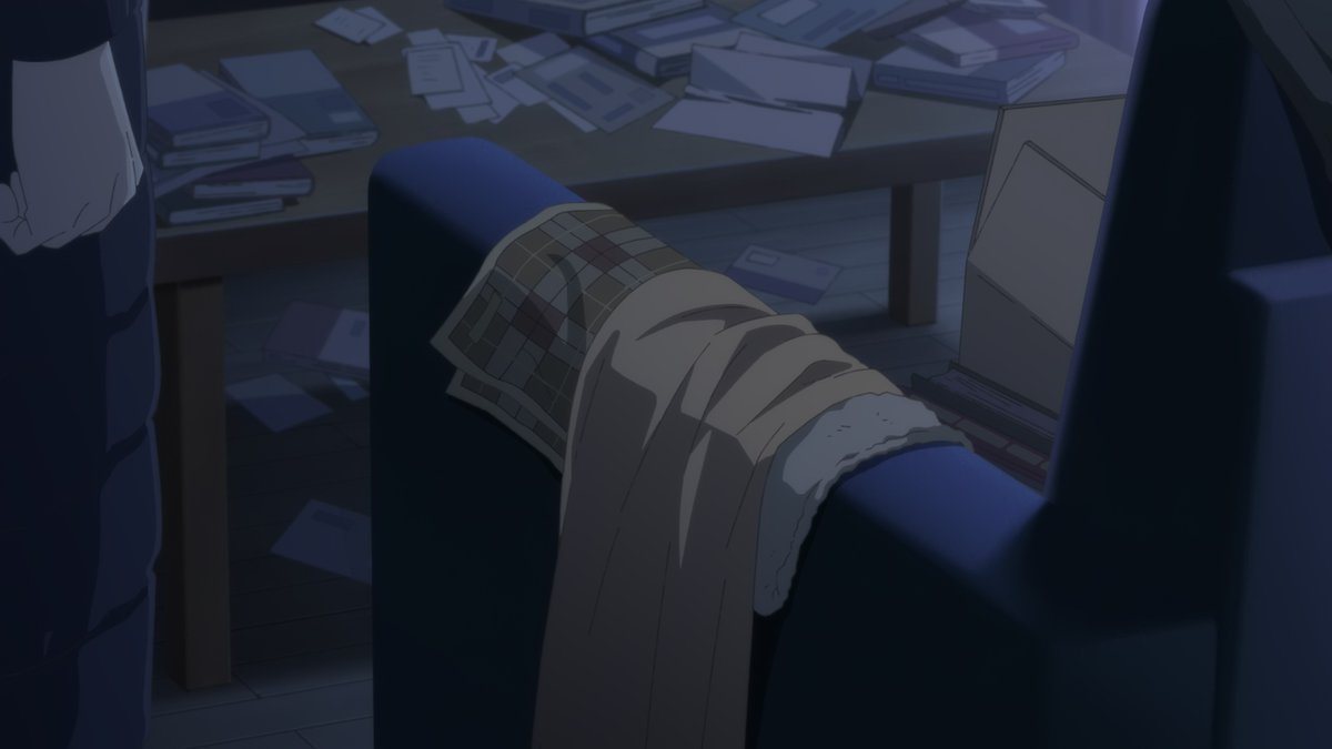 Yuyucow's tweet image. The animation in the first episode is great in the exact type of way that people take for granted, despite how rare this breed of technical excellence has become. In short: that clutter is really fucking good &amp;amp; thematically important