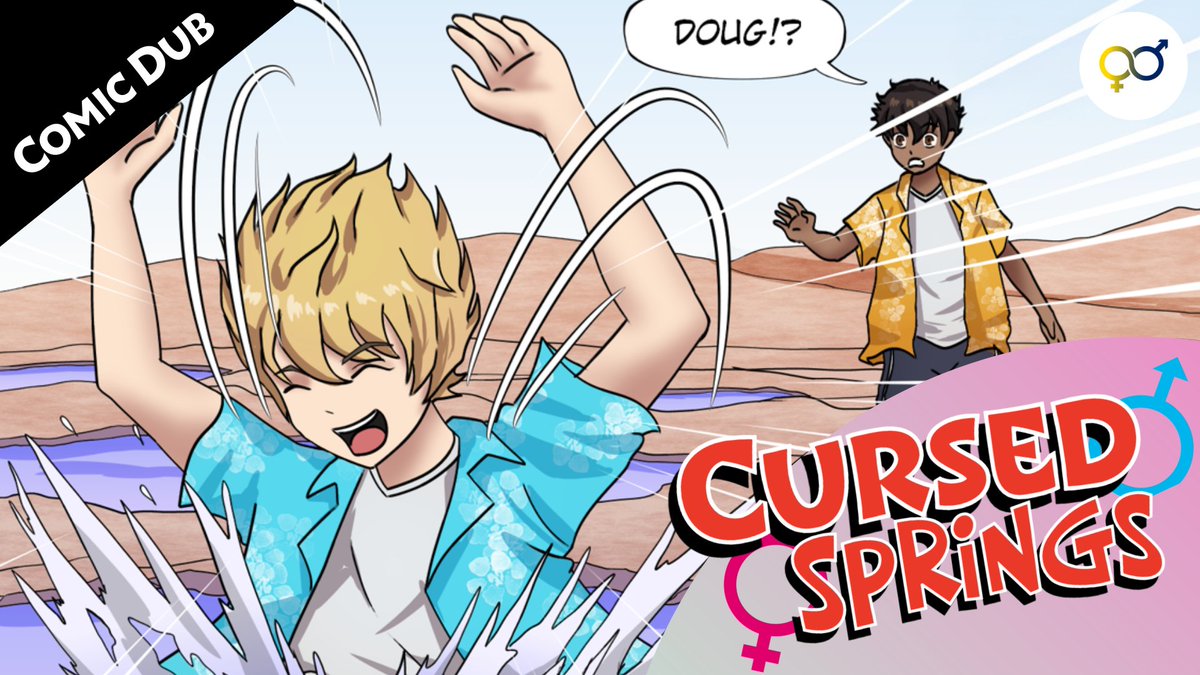 A Ranma inspired ComicDub
patreon.com/posts/cursed-s… 
On Patreon Now 
#genderbend #tdtf #comicdub #tgtransformation #m2f #Ranma12 #GenderSwap