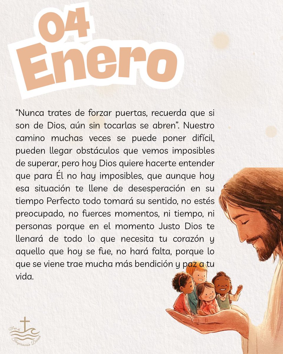 Lo que es de Dios no se fuerza, se confía y llega en el momento perfecto.🤍✨✝️