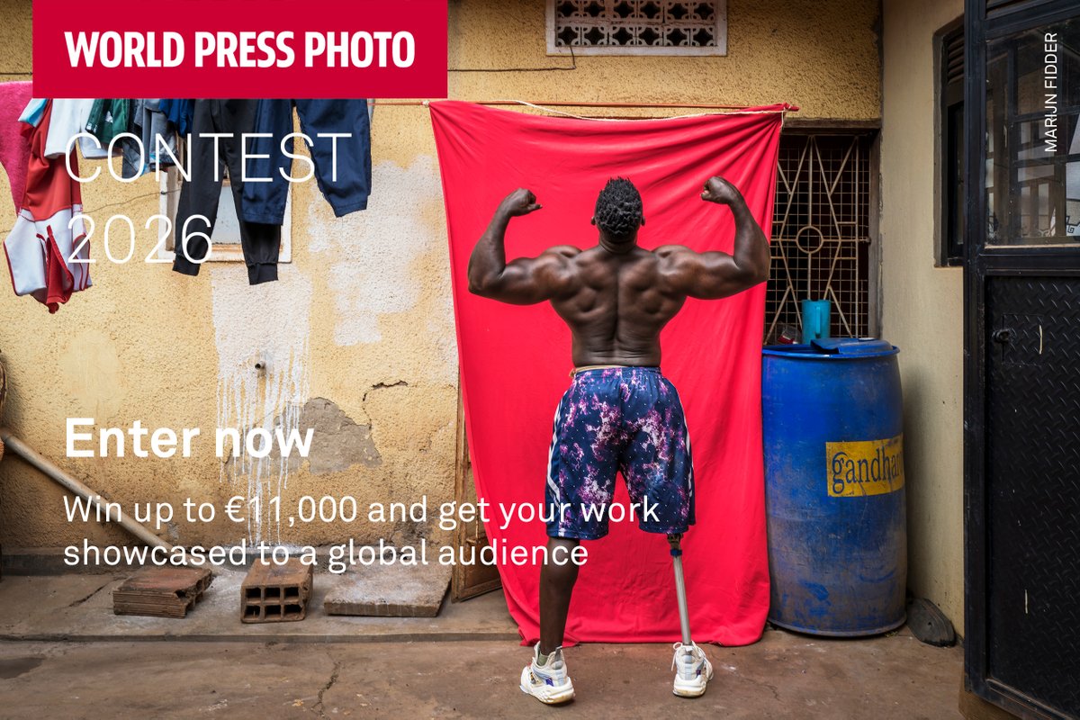 The #WPPh2026 Contest has 3 format-based categories: Singles, Stories and Long-Term Projects. These categories welcome work that documents news and/or aftermaths, sports, nature, and social, political and environmental issues and solutions. Find out more: worldpressphoto.org/contest/2026
