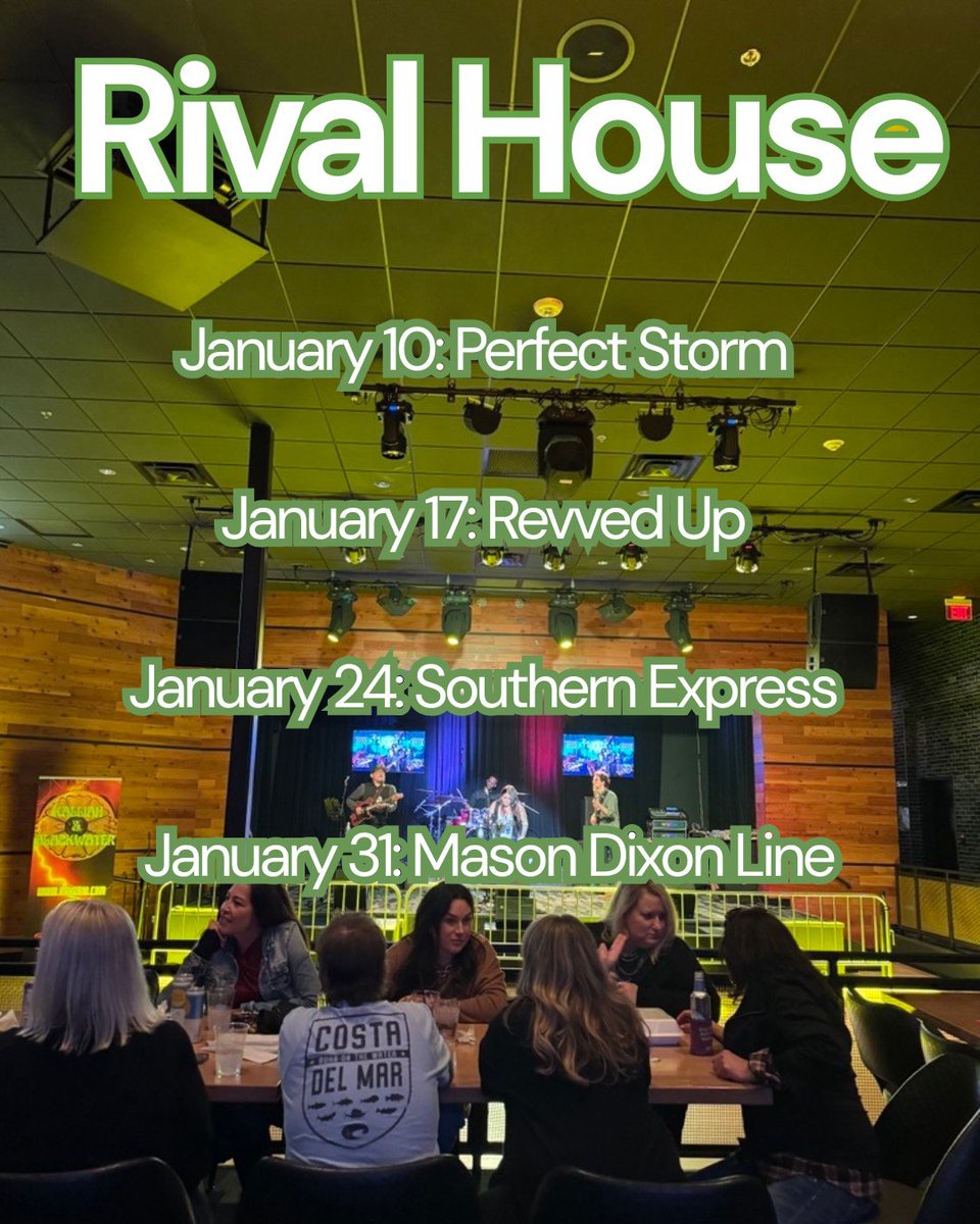 grandcasinoMN's tweet image. Love free live music? 🎸 🎵 

Here is January's lineup -
January 10: Perfect Storm
January 17: Revved Up
January 24: Southern Express
January 31: Mason-Dixon Line

#LiveMusic #FreeEvent #MusicLineup #Minnesota #Music