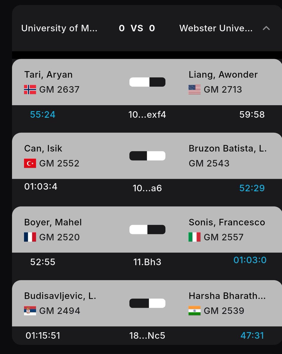 Clash of the best university teams at Pan-Am happening now 🎓