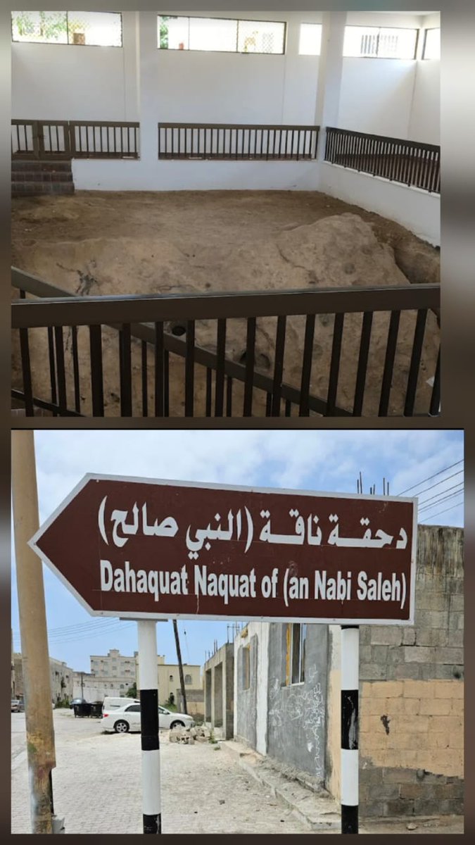 "ثقافة"

تشرفت أرض #صلالة بأربعة انبياء!ضم جبلها وسهلها قبور أيوب وهود بن عابر وعمران وأيضا دحقة ناقةصالح!
يشكك البعض جهلا!وكأن الأنبياء هم فقط بمنطقة واحدة!متناسين أن الله أنعم على صلالة بتميزها عن محيطها!
هي أرض مباركة!فهل هي دعوة نبي أمتدت لقرى حولها!أم ماتبقى من عادوثمود!