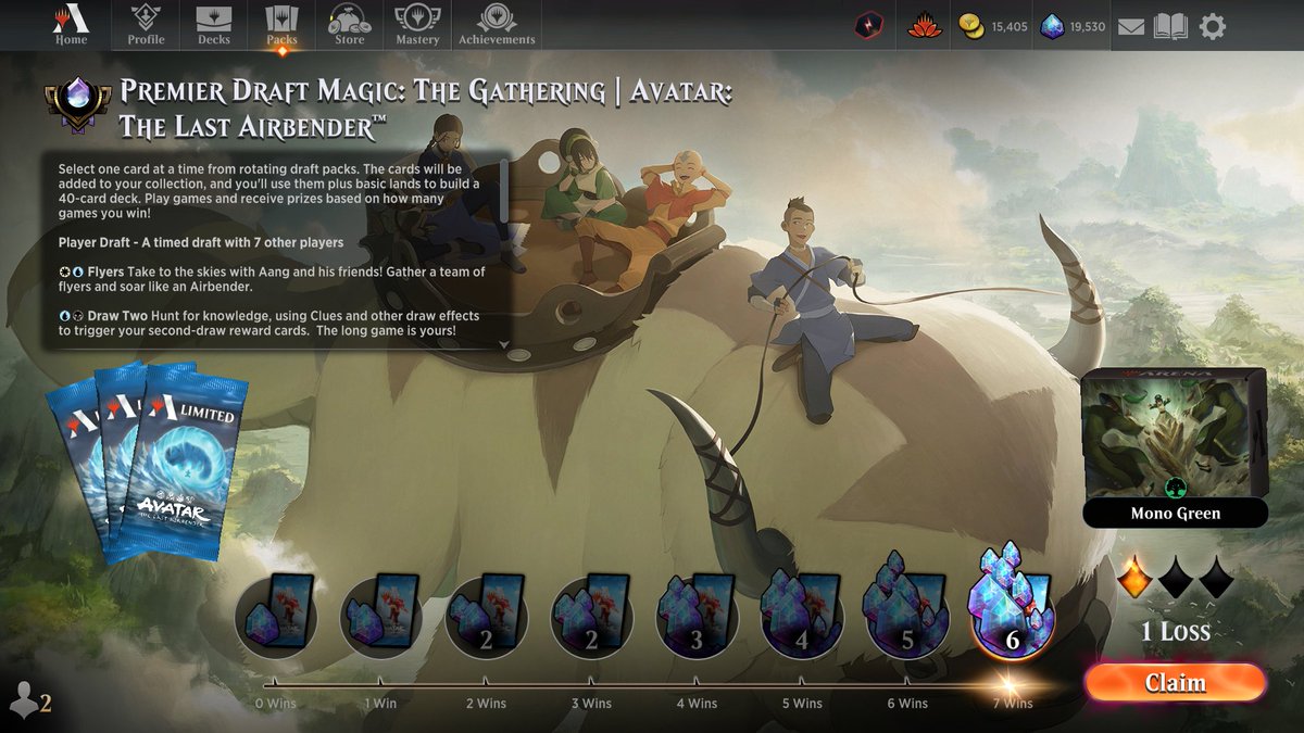 ThePastaPirate's tweet image. 🥦🏆Mono Green🏆🥦

1) 1x Secret Tunnel: deck's only rare, combos with Rockalanche for a huge unblockable beater

2) 2x Ostrich Horse: milled into Rockalanche/Tunnel combo win

3) 3x Platypus: solid defensive speed

Draft: 17lands.com/draft/192e8356…

Games: 17lands.com/details/192e83…