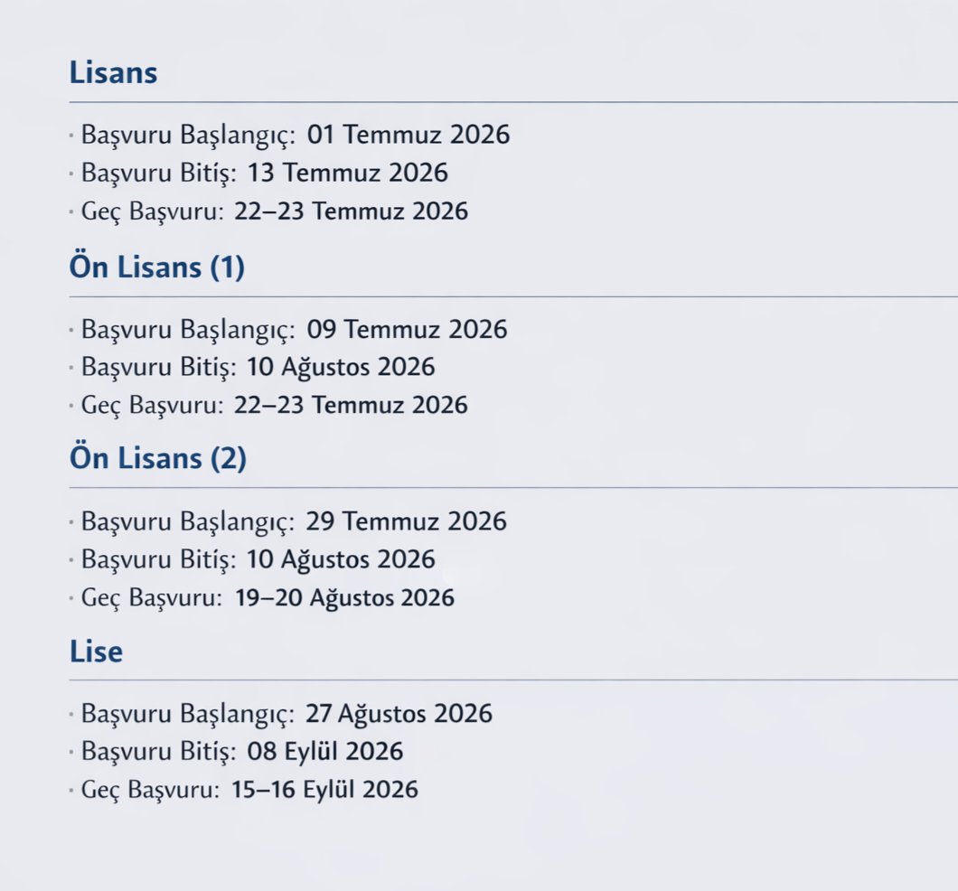 KPSS Başvuru Tarihleri (2026) 👇