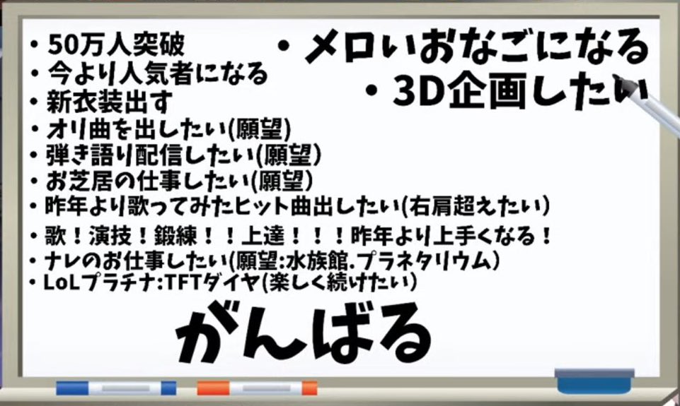 sena_asumi's tweet photo. 2026年の目標(願望強め)出来ました。

今年1番の抱負は応援してくれてるファンの皆を幸せにすることです。 https://t.co/VzmPSyVgMm