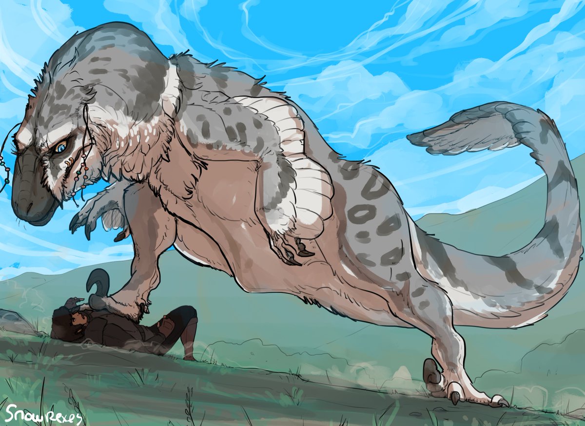 snowrexes's tweet image. first meetings aren't always smooth.