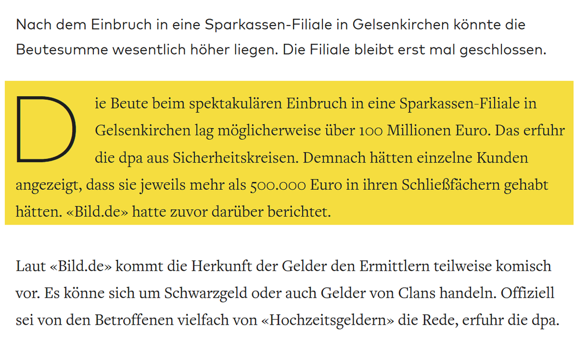 Gelsenkirchen ist wohl doch reicher als Gedacht.^^ #Sparkasse #Gelsenkirchen