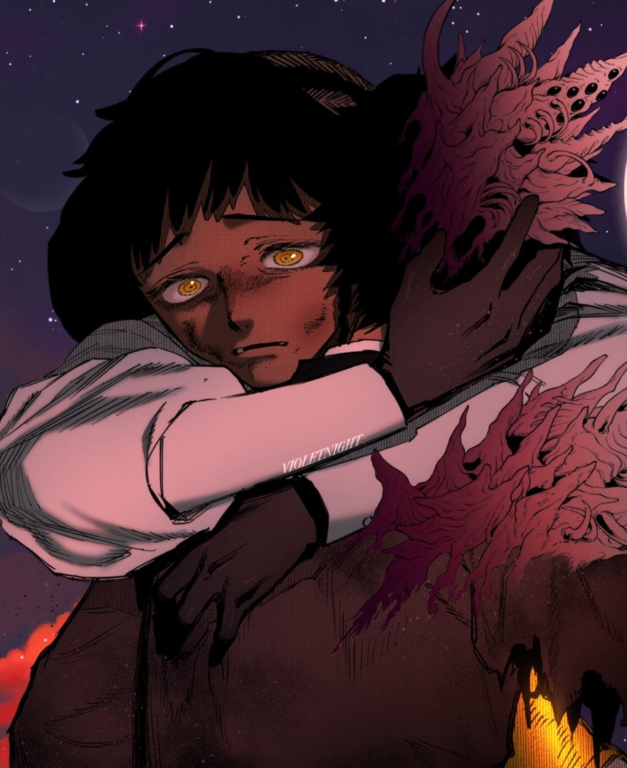 v1oletnight's tweet image. Little brother..
☆ #ichithewitch #mangacoloring