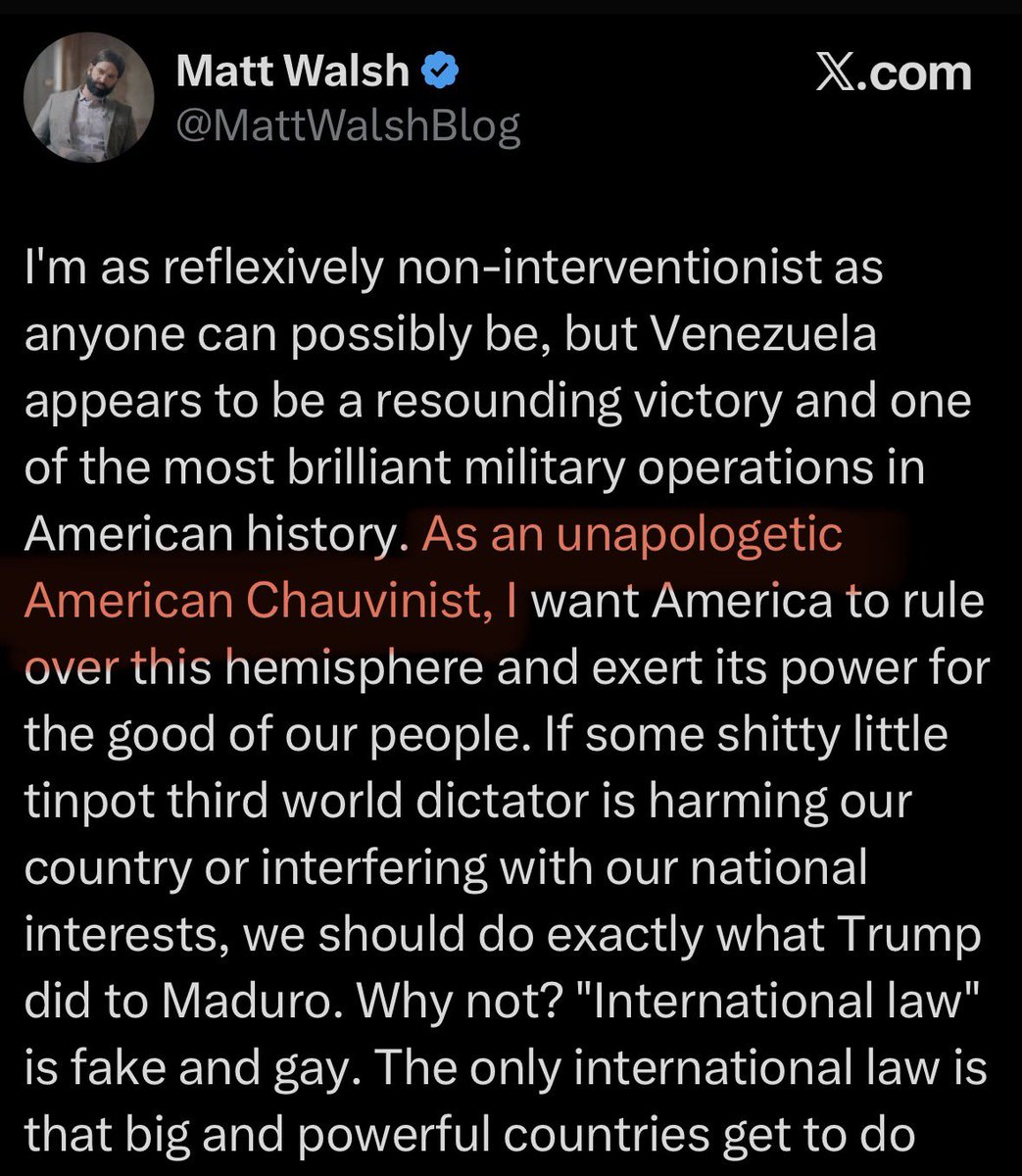JennMGreenberg's tweet image. This has always been my issue with @MattWalshBlog. He says things in the most offensive and confusing way possible as rage-bait. He and his trolls then act like you’re stupid if you misunderstand. Given that he’s not an idiot, he must do this on purpose. It’s divisive, petty, and…