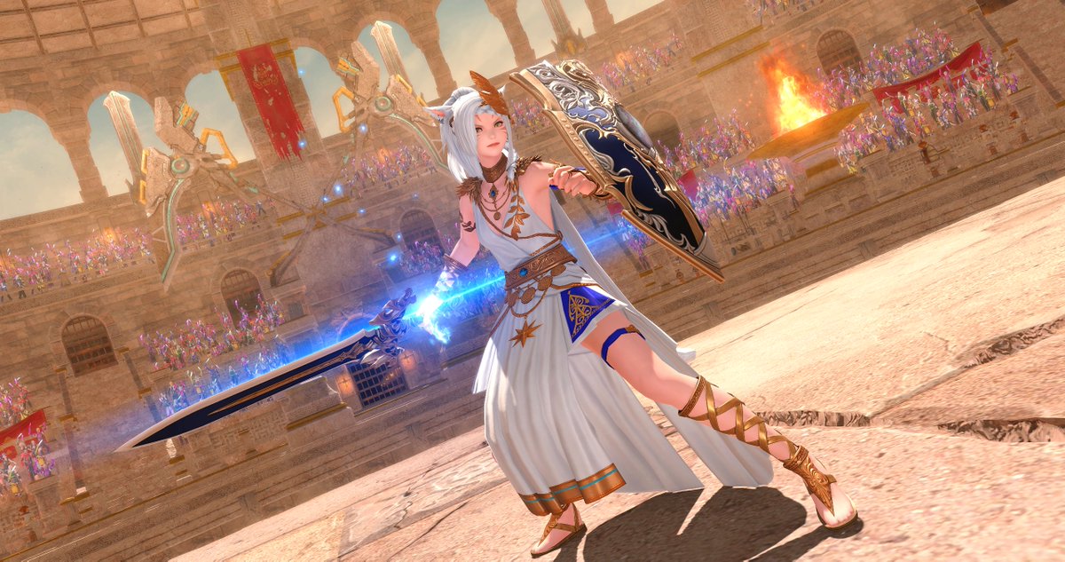 "You came to challenge me?"

#FFXIV #FF14 #FF14SS 
#miqote #ミコッテ #ffxivsnaps